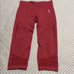 Gymshark Red Cropped Pants
